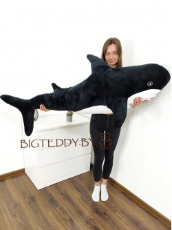 Мягкая игрушка "Акула чёрная" 160 см 