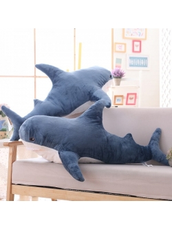 Мягкая игрушка "Акула тёмно-синяя" 120 см 