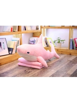 Мягкая игрушка "Акула розовая" 50 см 