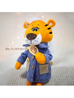 Мягкая игрушка Тигр в пальто 55 см 